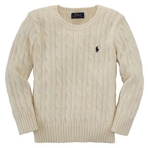 Cream Cable Knit Sweater